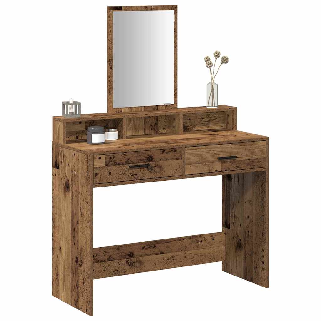 Toaletni stol Staro drvo 100 x 41 x 140 cm Konstruirano drvo