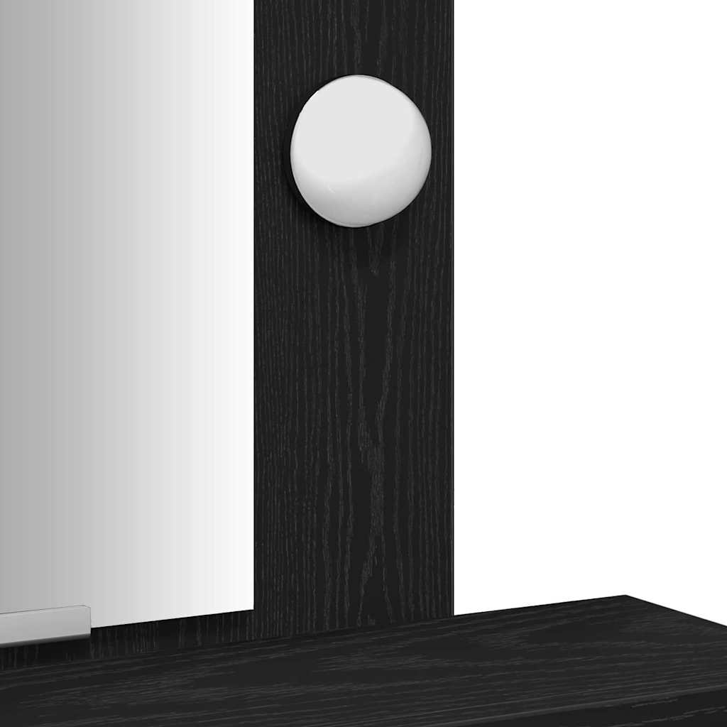 Toaletni stol Crna 50 x 41 x 140 cm Konstruirano drvo