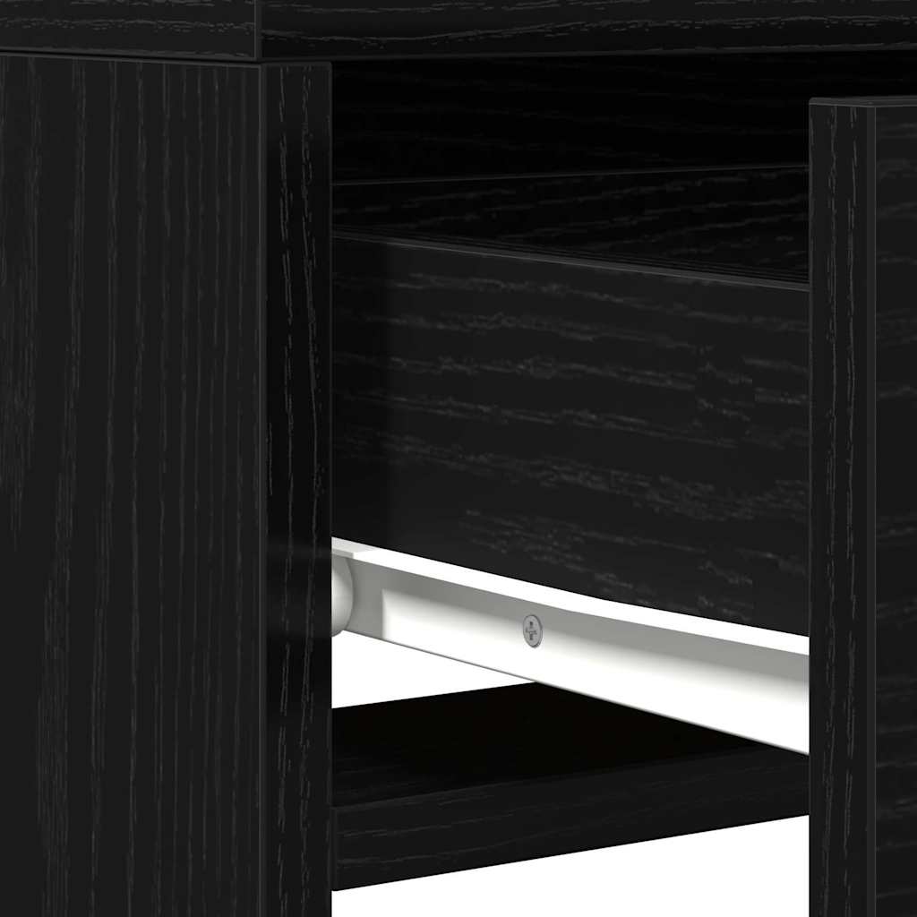 Toaletni stol Crna 50 x 41 x 140 cm Konstruirano drvo