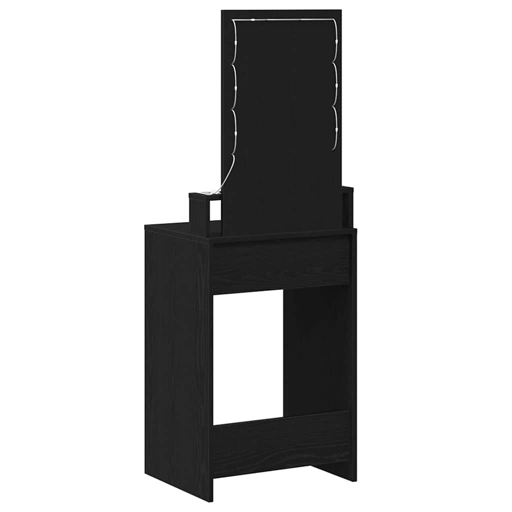 Toaletni stol Crna 50 x 41 x 140 cm Konstruirano drvo