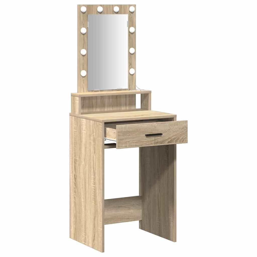 Toaletni stol Smeđa 50 x 41 x 140 cm Konstruirano drvo