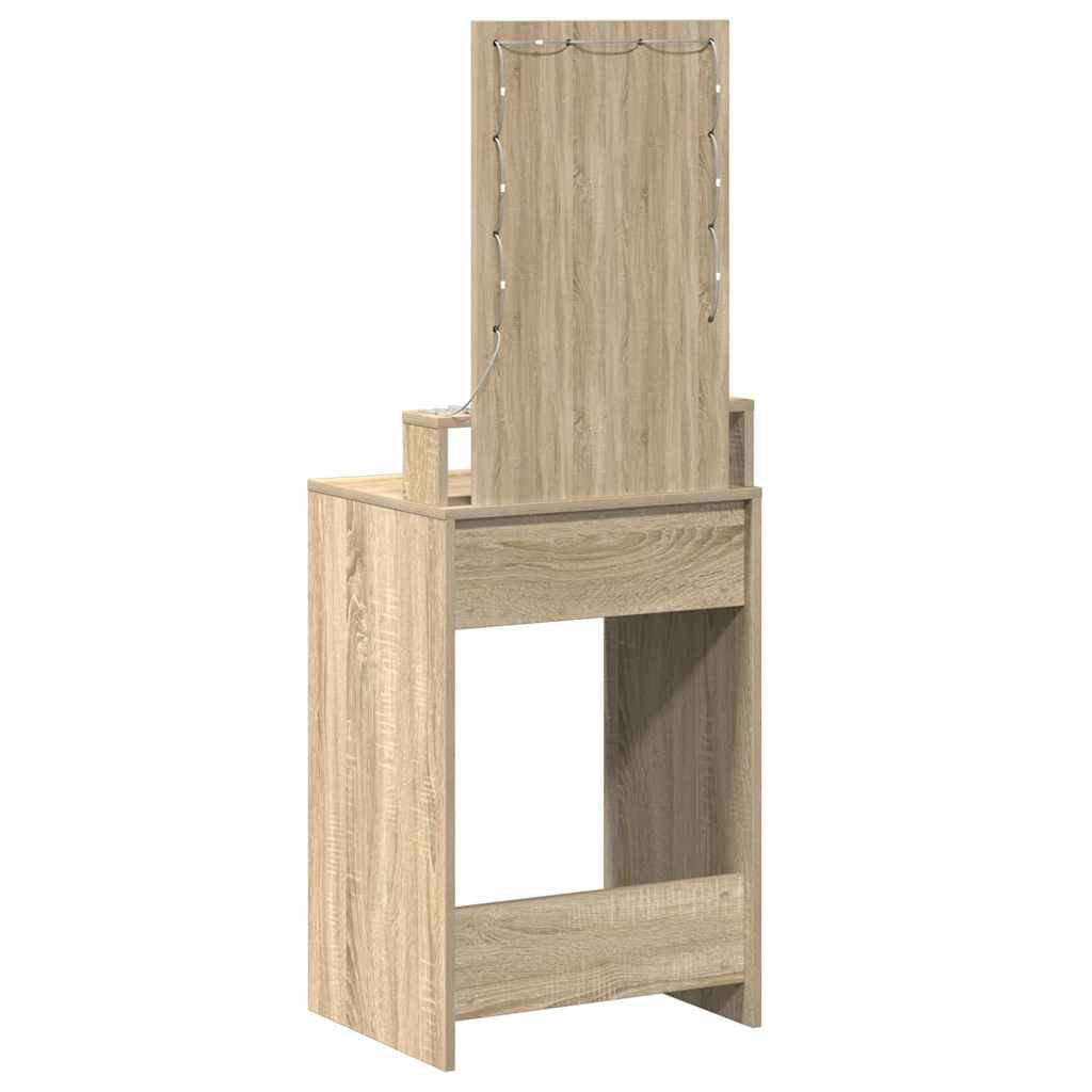 Toaletni stol Smeđa 50 x 41 x 140 cm Konstruirano drvo