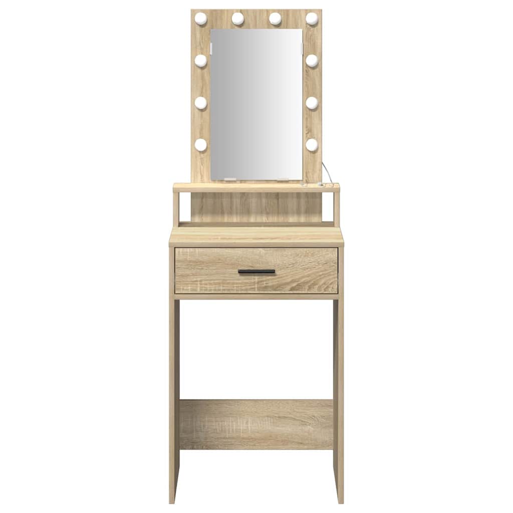 Toaletni stol Smeđa 50 x 41 x 140 cm Konstruirano drvo