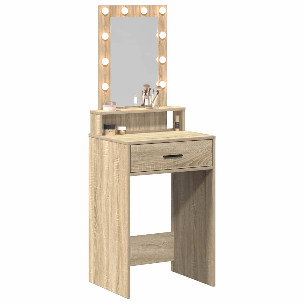 Toaletni stol Smeđa 50 x 41 x 140 cm Konstruirano drvo