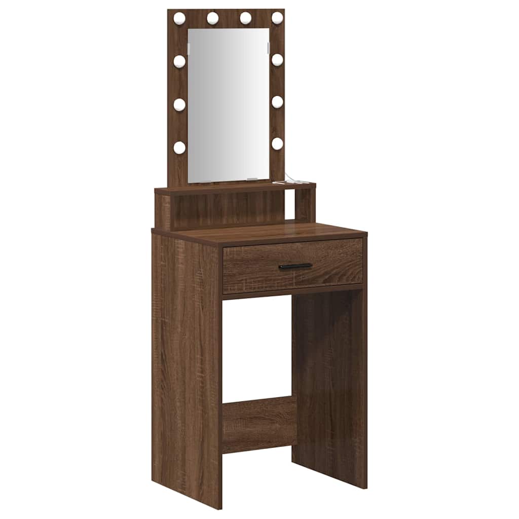 Toaletni stol Smeđa 50 x 41 x 140 cm Konstruirano drvo