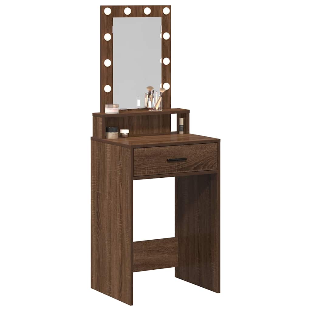 Toaletni stol Smeđa 50 x 41 x 140 cm Konstruirano drvo