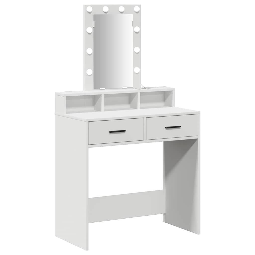 Toaletni stol Bijelo 79 x 41 x 140 cm Konstruirano drvo