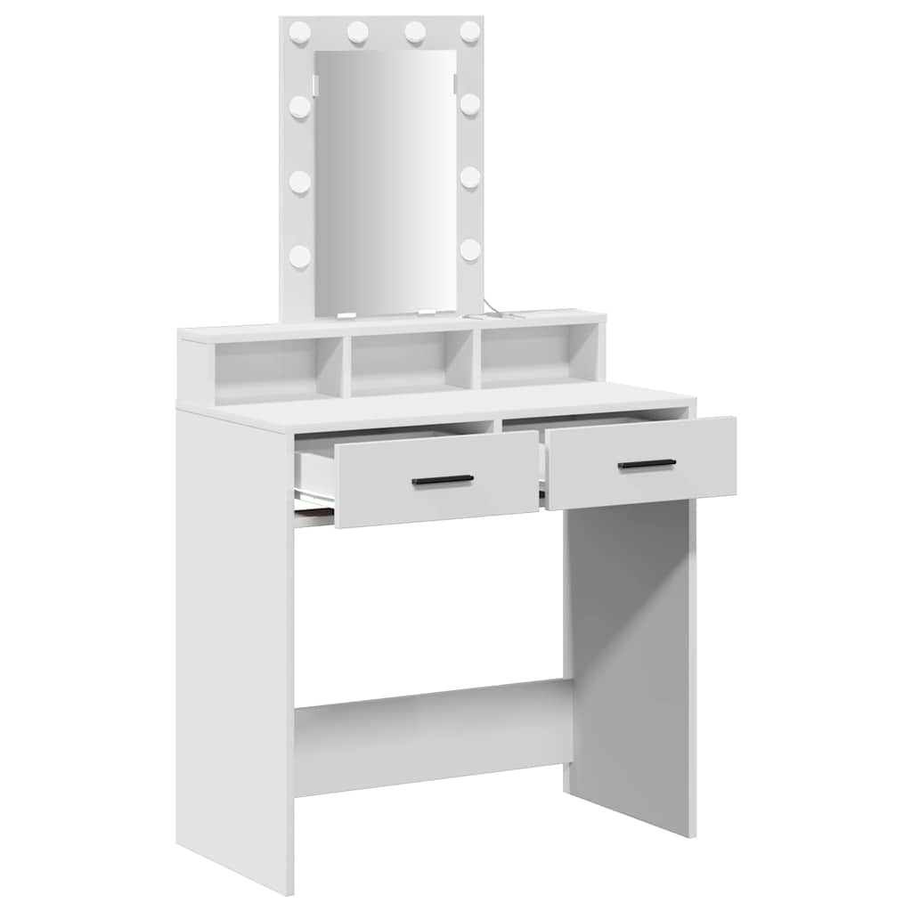 Toaletni stol Bijelo 79 x 41 x 140 cm Konstruirano drvo
