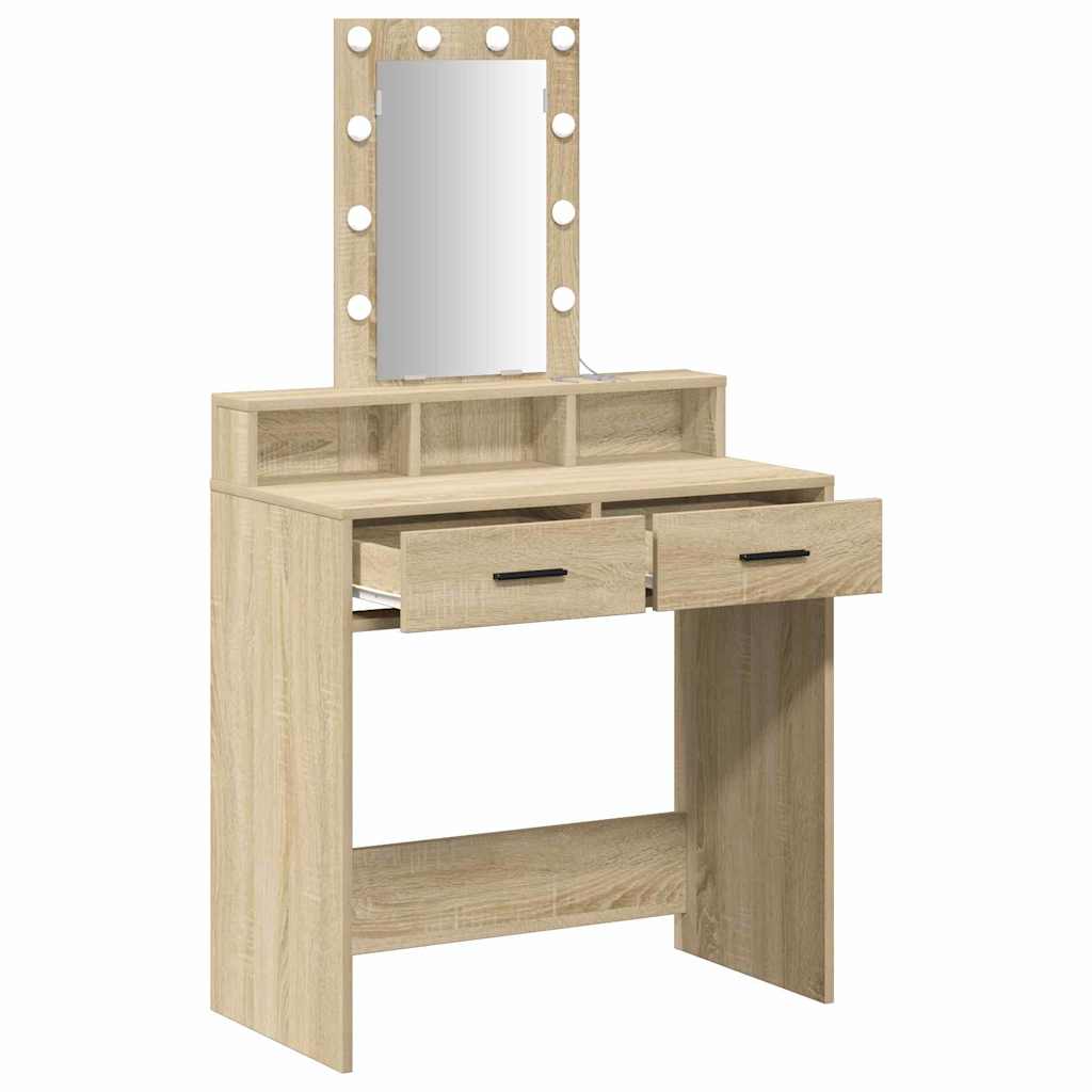 Toaletni stol Smeđa 79 x 41 x 140 cm Konstruirano drvo
