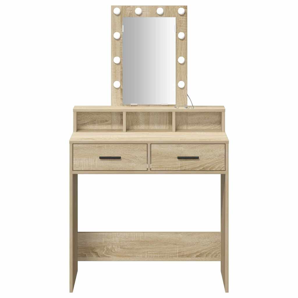 Toaletni stol Smeđa 79 x 41 x 140 cm Konstruirano drvo