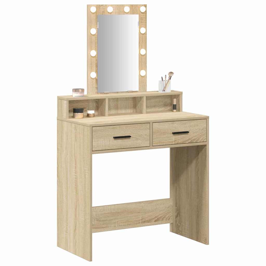 Toaletni stol Smeđa 79 x 41 x 140 cm Konstruirano drvo