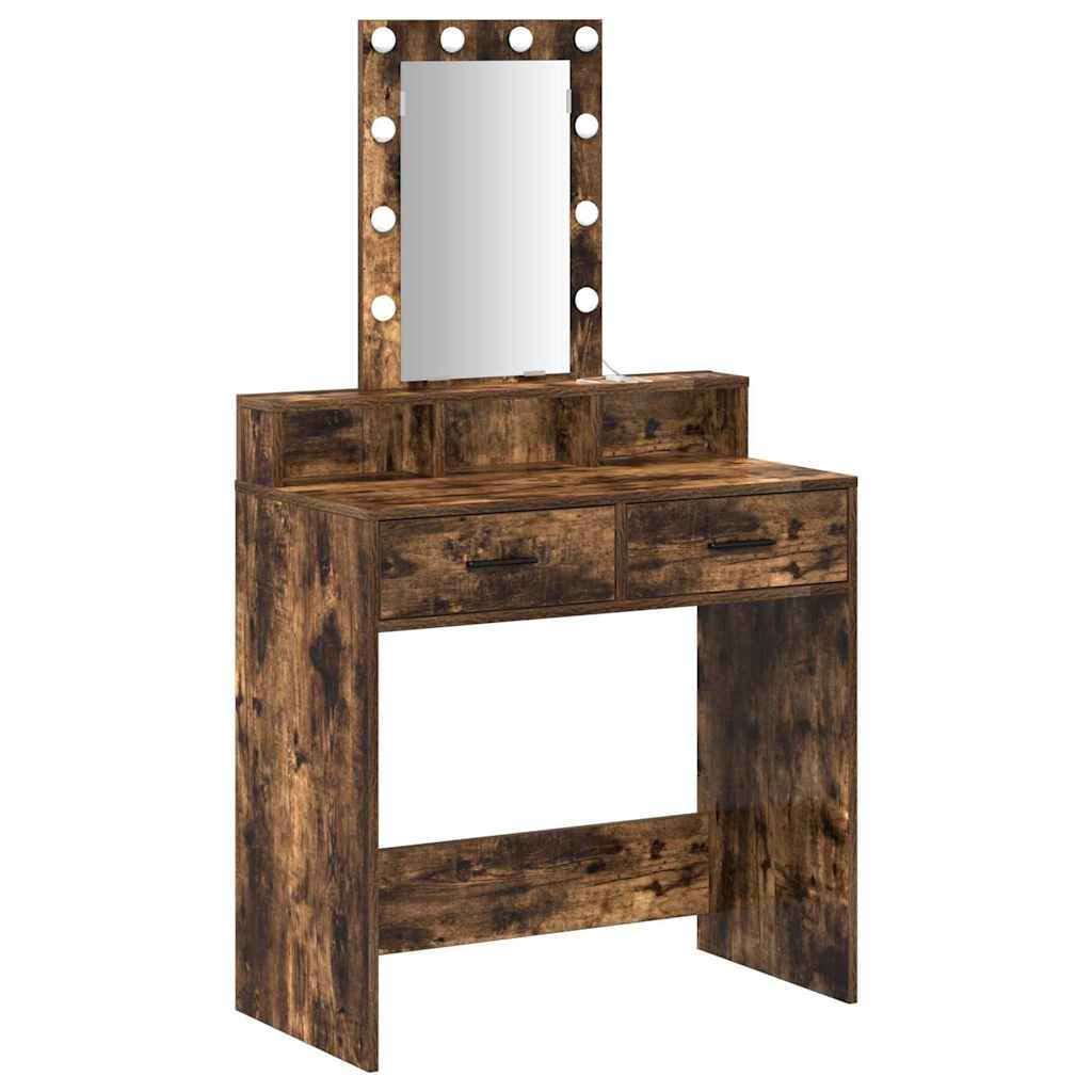 Toaletni stol Smeđa 79 x 41 x 140 cm Konstruirano drvo