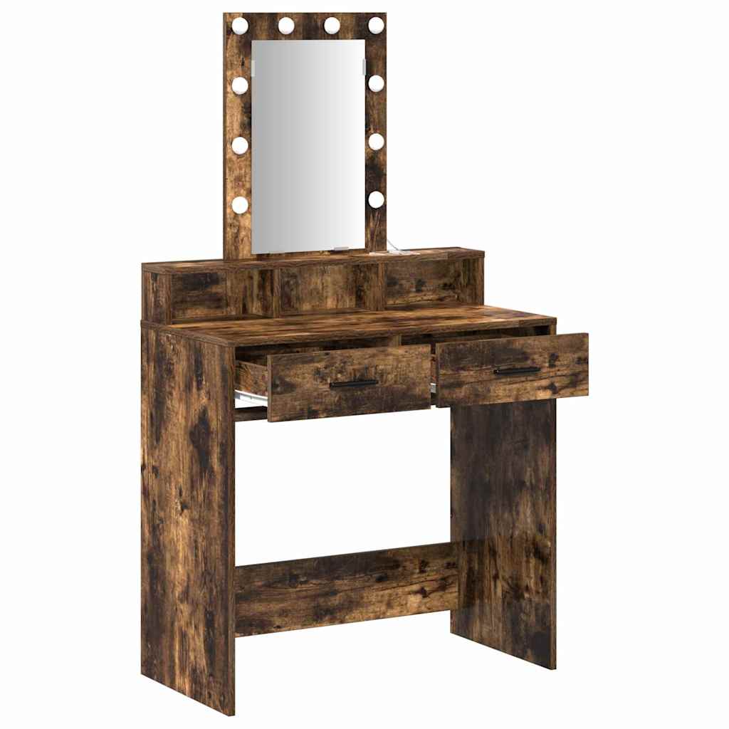 Toaletni stol Smeđa 79 x 41 x 140 cm Konstruirano drvo