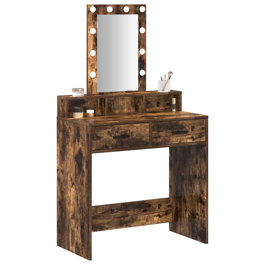 Toaletni stol Smeđa 79 x 41 x 140 cm Konstruirano drvo