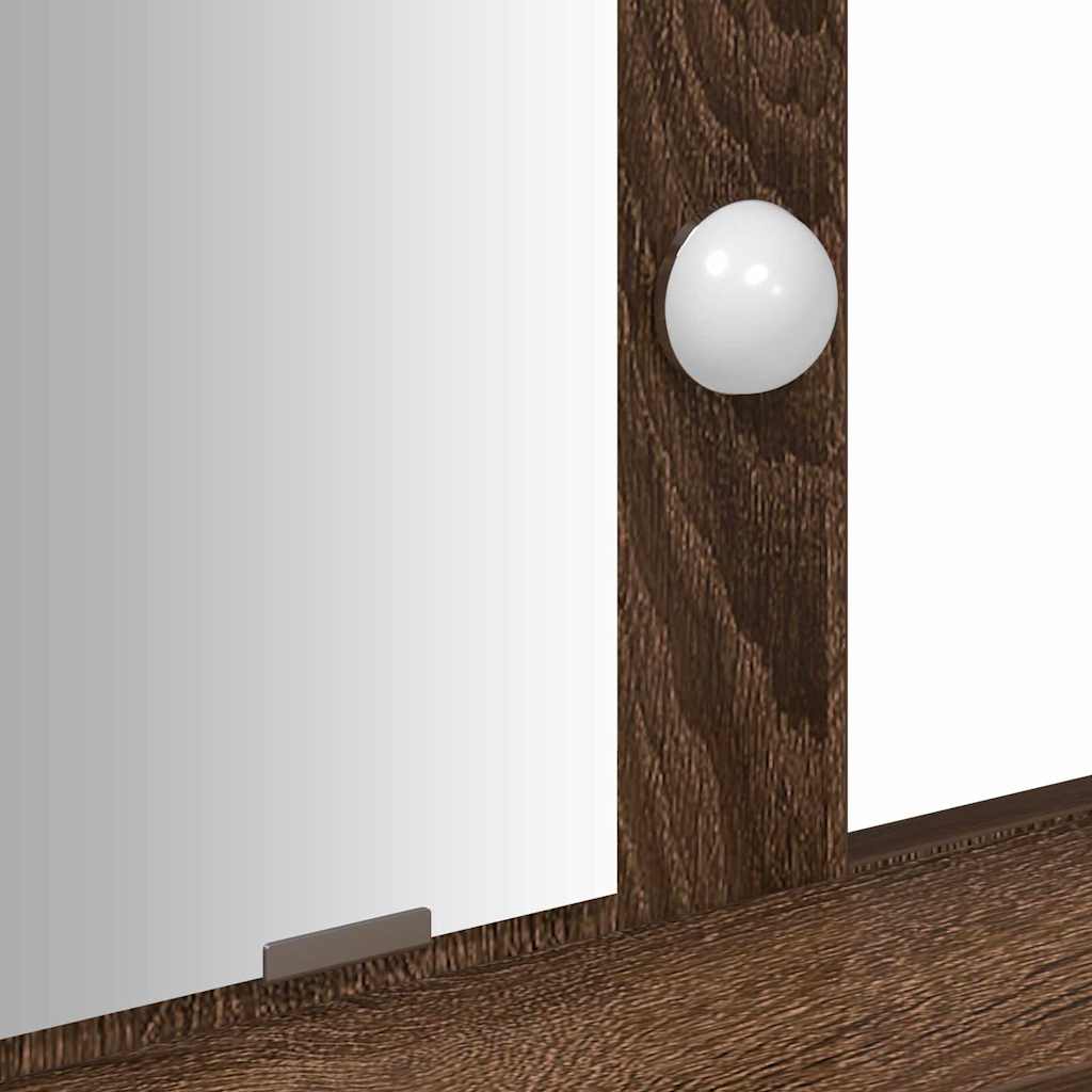 Toaletni stol Smeđa 79 x 41 x 140 cm Konstruirano drvo