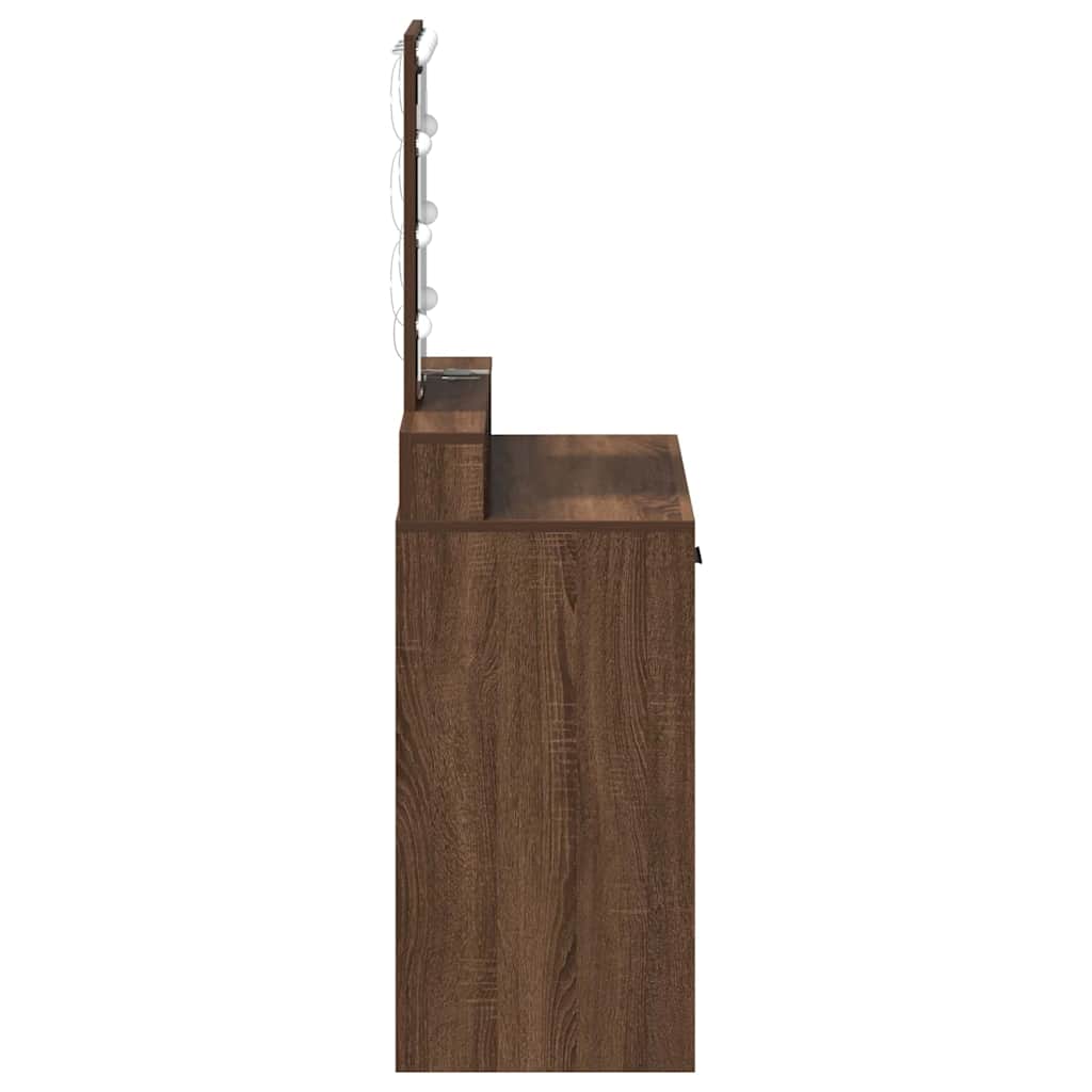 Toaletni stol Smeđa 79 x 41 x 140 cm Konstruirano drvo