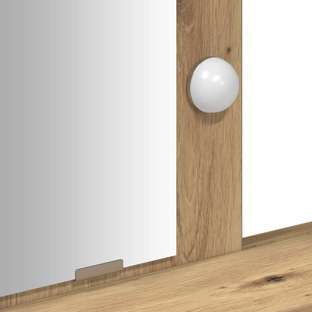 Toaletni stol Smeđa 79 x 41 x 140 cm Konstruirano drvo