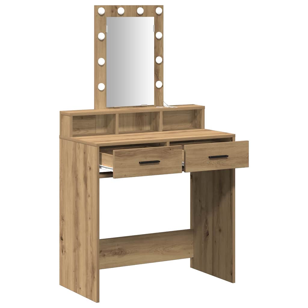 Toaletni stol Smeđa 79 x 41 x 140 cm Konstruirano drvo