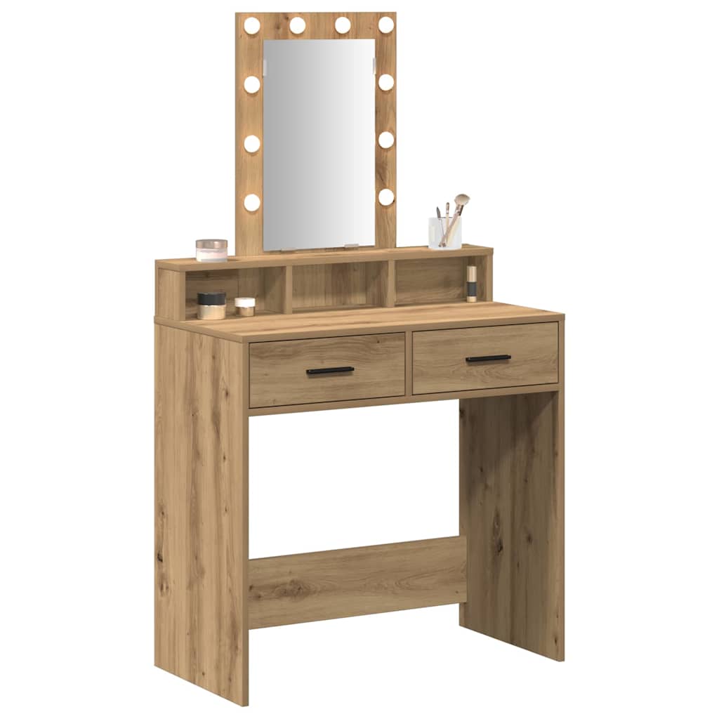 Toaletni stol Smeđa 79 x 41 x 140 cm Konstruirano drvo