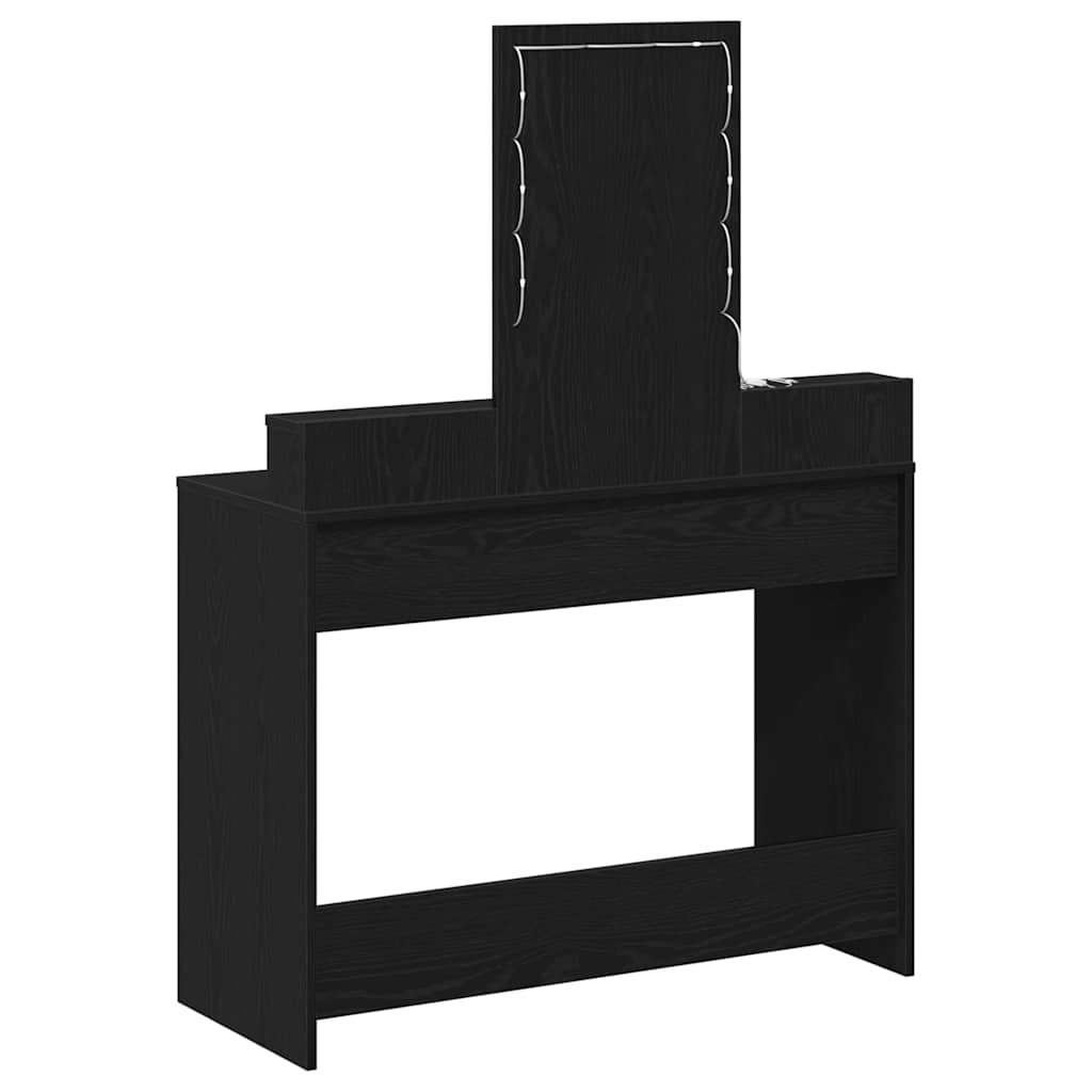Toaletni stol Crna 100 x 41 x 140 cm Konstruirano drvo
