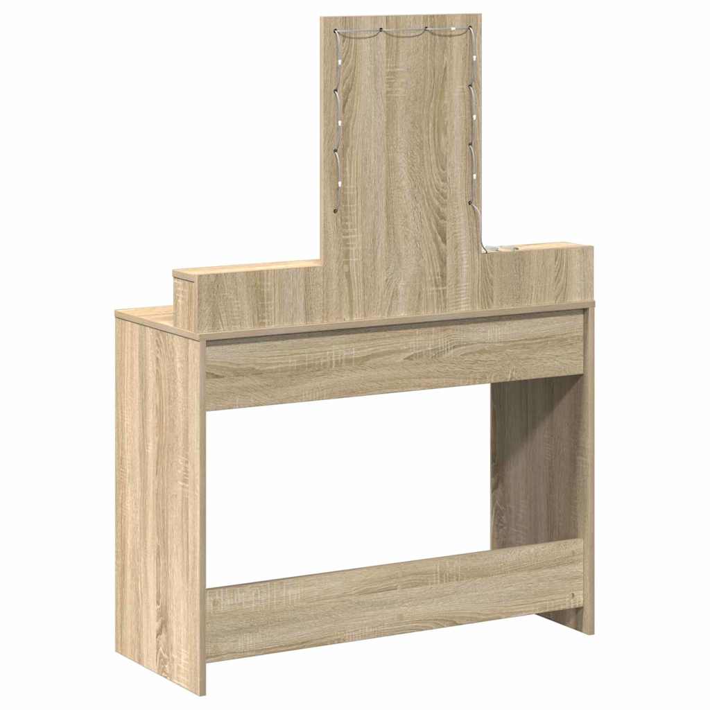 Toaletni stol Smeđa 100 x 41 x 140 cm Konstruirano drvo