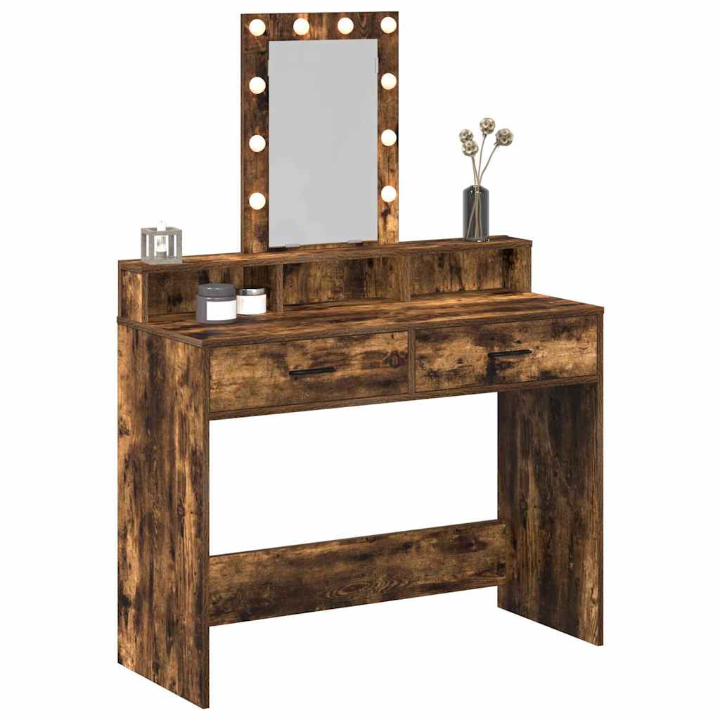 Toaletni stol Smeđa 100 x 41 x 140 cm Konstruirano drvo