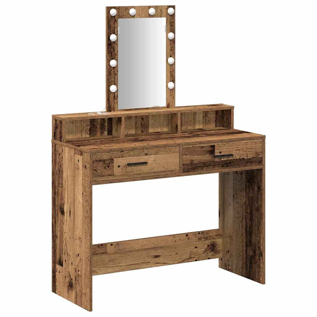 Toaletni stol Smeđa 100 x 41 x 140 cm Konstruirano drvo