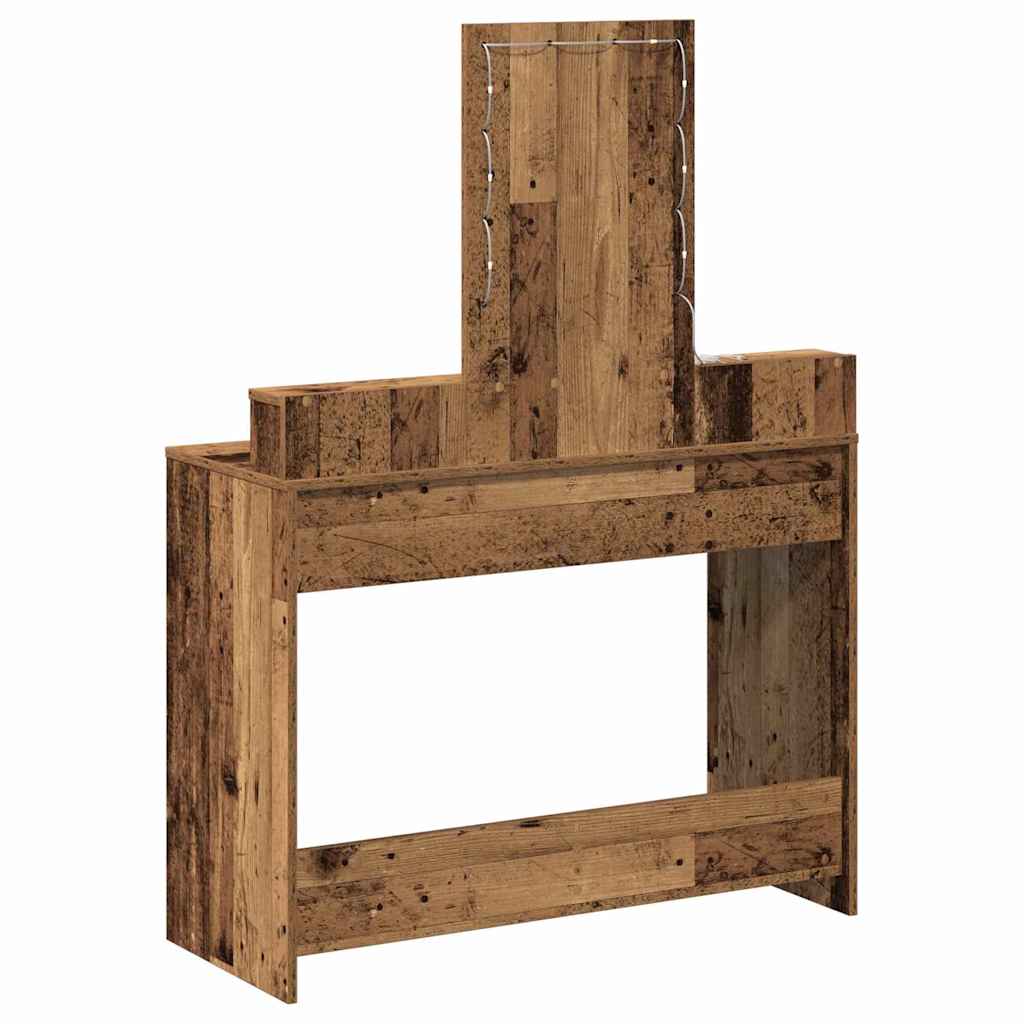 Toaletni stol Smeđa 100 x 41 x 140 cm Konstruirano drvo