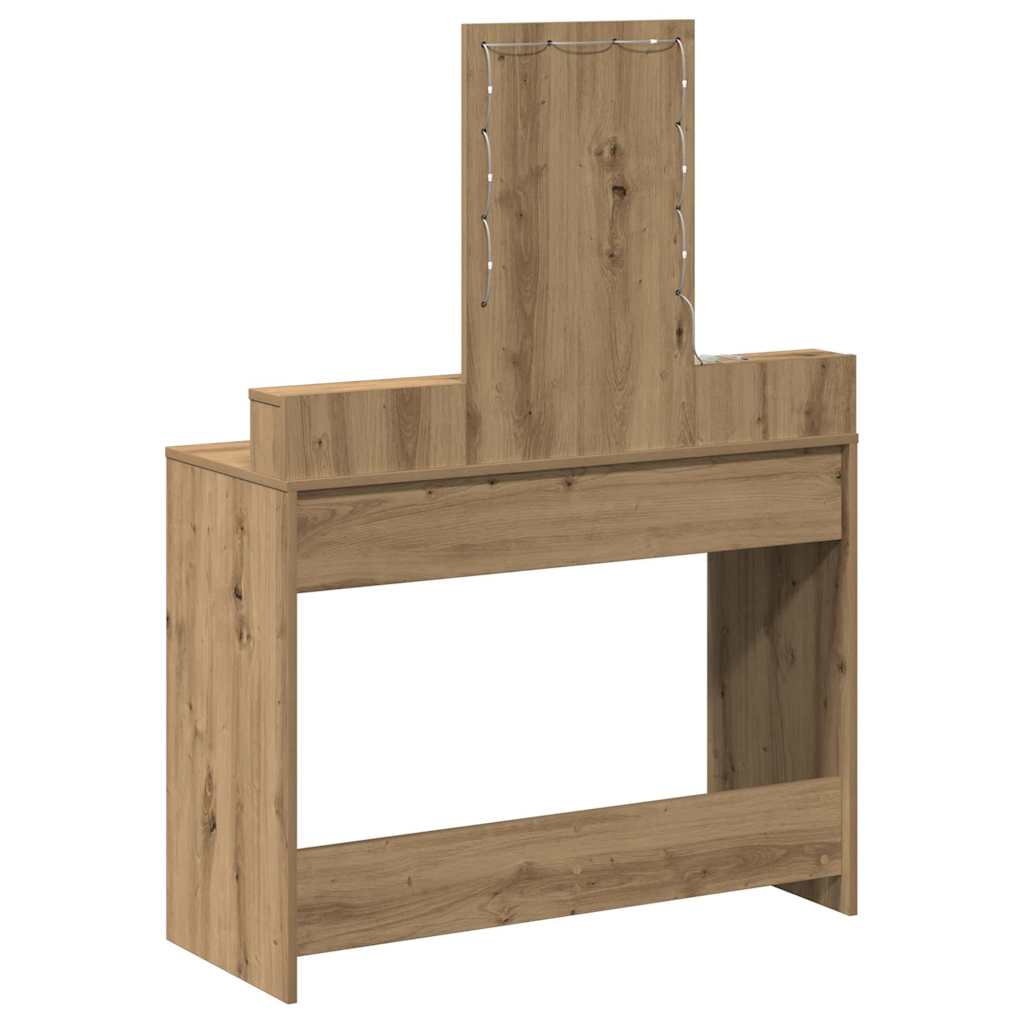 Toaletni stol Smeđa 100 x 41 x 140 cm Konstruirano drvo
