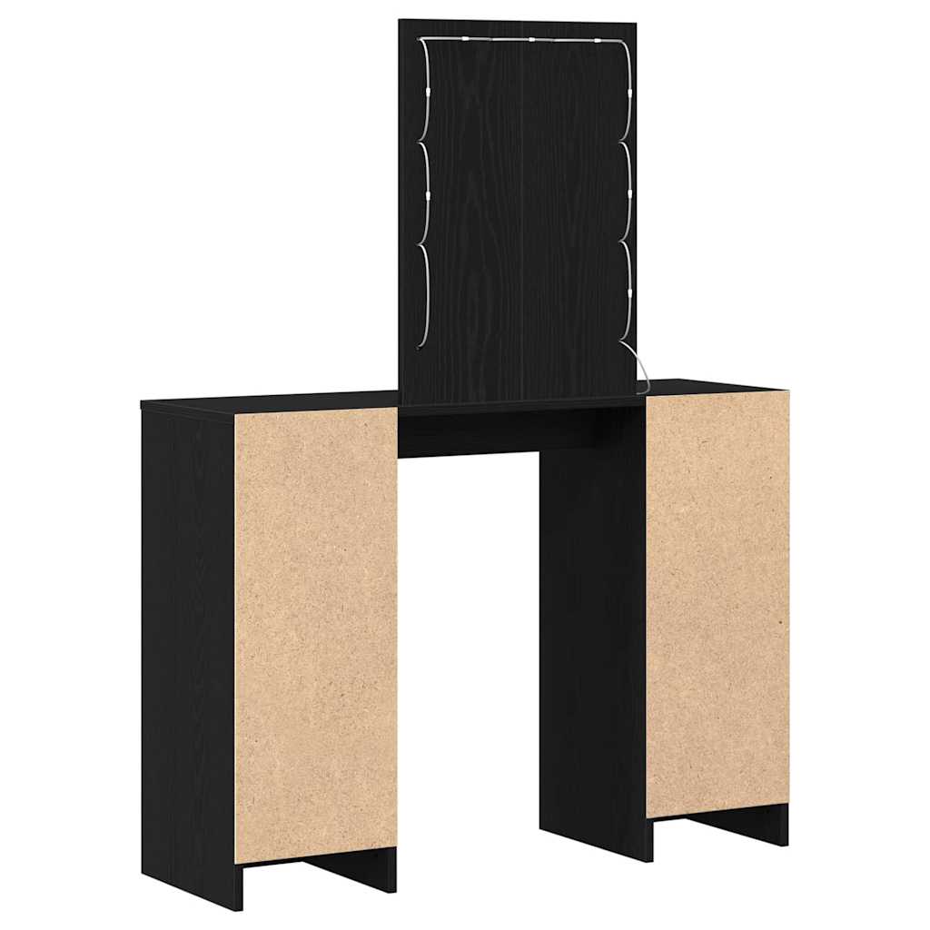 Toaletni stol Crna 102 x 33 x 135 cm Konstruirano drvo