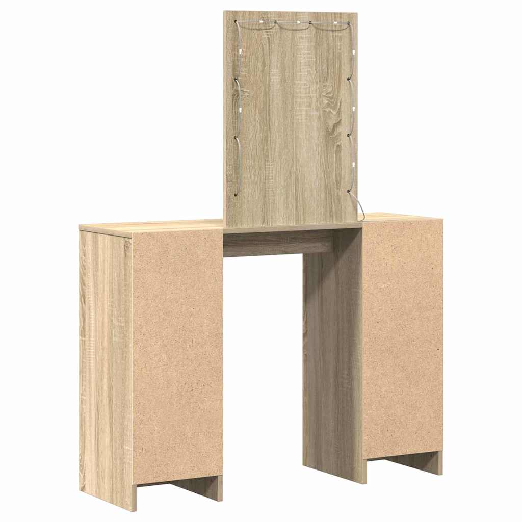 Toaletni stol Smeđa 102 x 33 x 135 cm Konstruirano drvo
