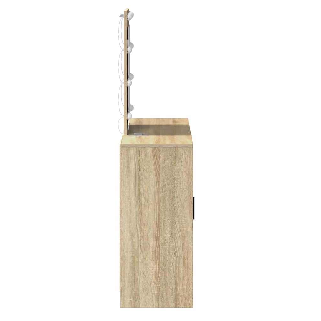Toaletni stol Smeđa 102 x 33 x 135 cm Konstruirano drvo