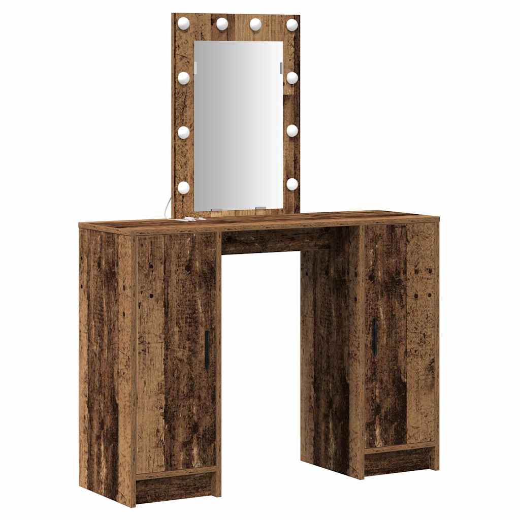 Toaletni stol Smeđa 102 x 33 x 135 cm Konstruirano drvo