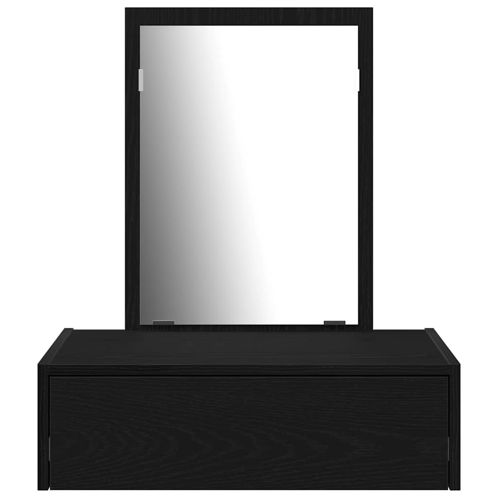 Toaletni stol s ladicama Crna 60 x 40 x 70 cm Konstruirano drvo