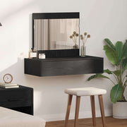 Toaletni stol s ladicama Crna 83 x 40 x 70 cm Konstruirano drvo