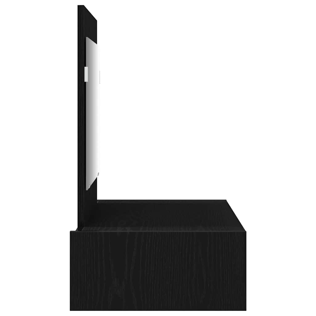 Toaletni stol s ladicama Crna 83 x 40 x 70 cm Konstruirano drvo
