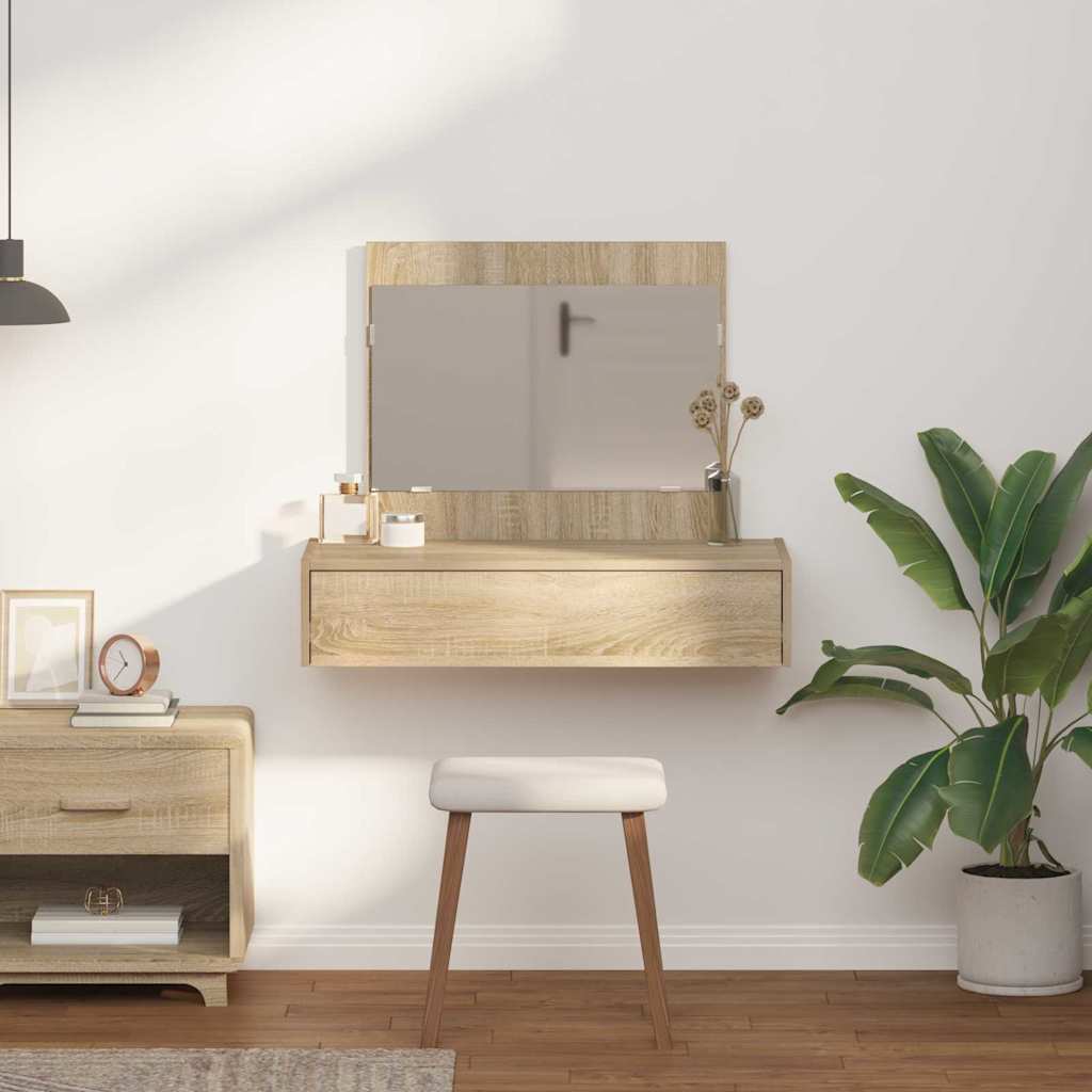 Toaletni stol Smeđa 83 x 40 x 70 cm Konstruirano drvo