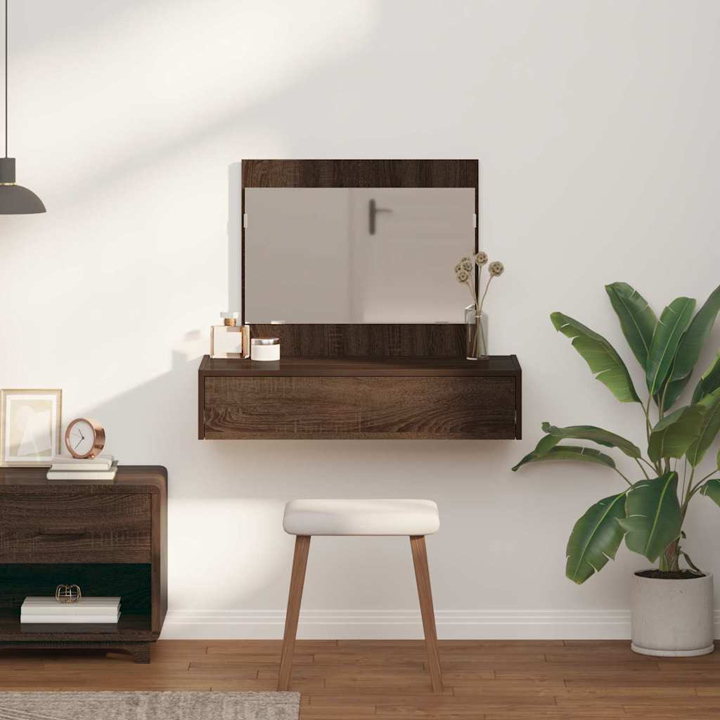 Toaletni stol Smeđa 83 x 40 x 70 cm Konstruirano drvo