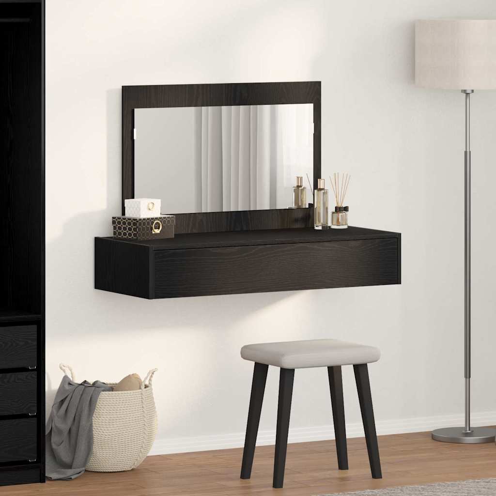Toaletni stol Crna 100 x 40 x 70 cm Konstruirano drvo