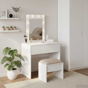 Toaletni stol Bijelo 60 x 40 x 70 cm Konstruirano drvo