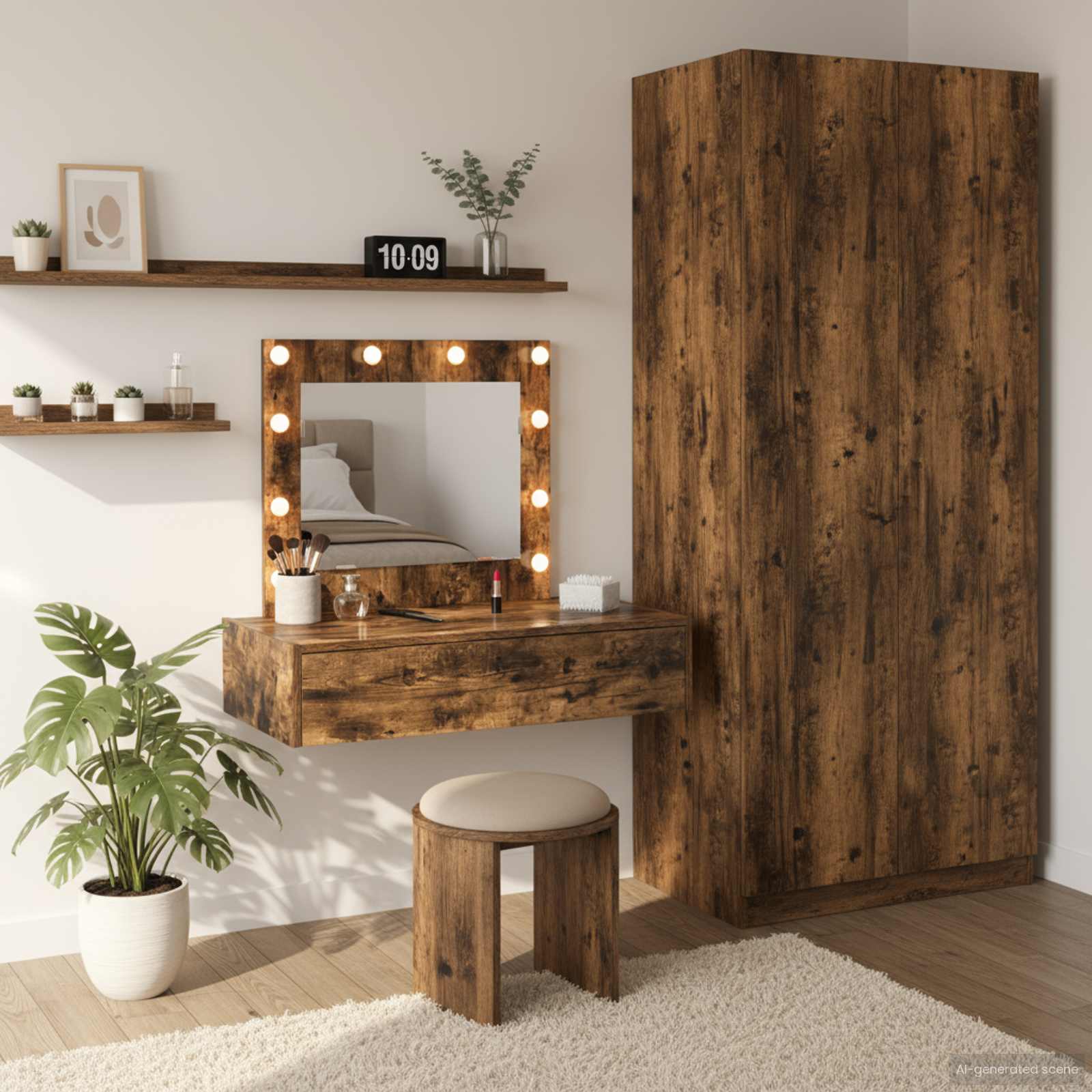 Toaletni stol Smeđa 83 x 40 x 70 cm Konstruirano drvo