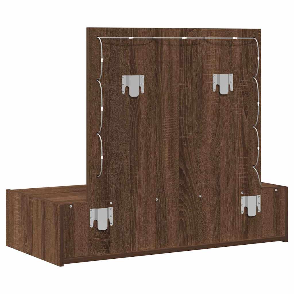 Toaletni stol Smeđa 83 x 40 x 70 cm Konstruirano drvo