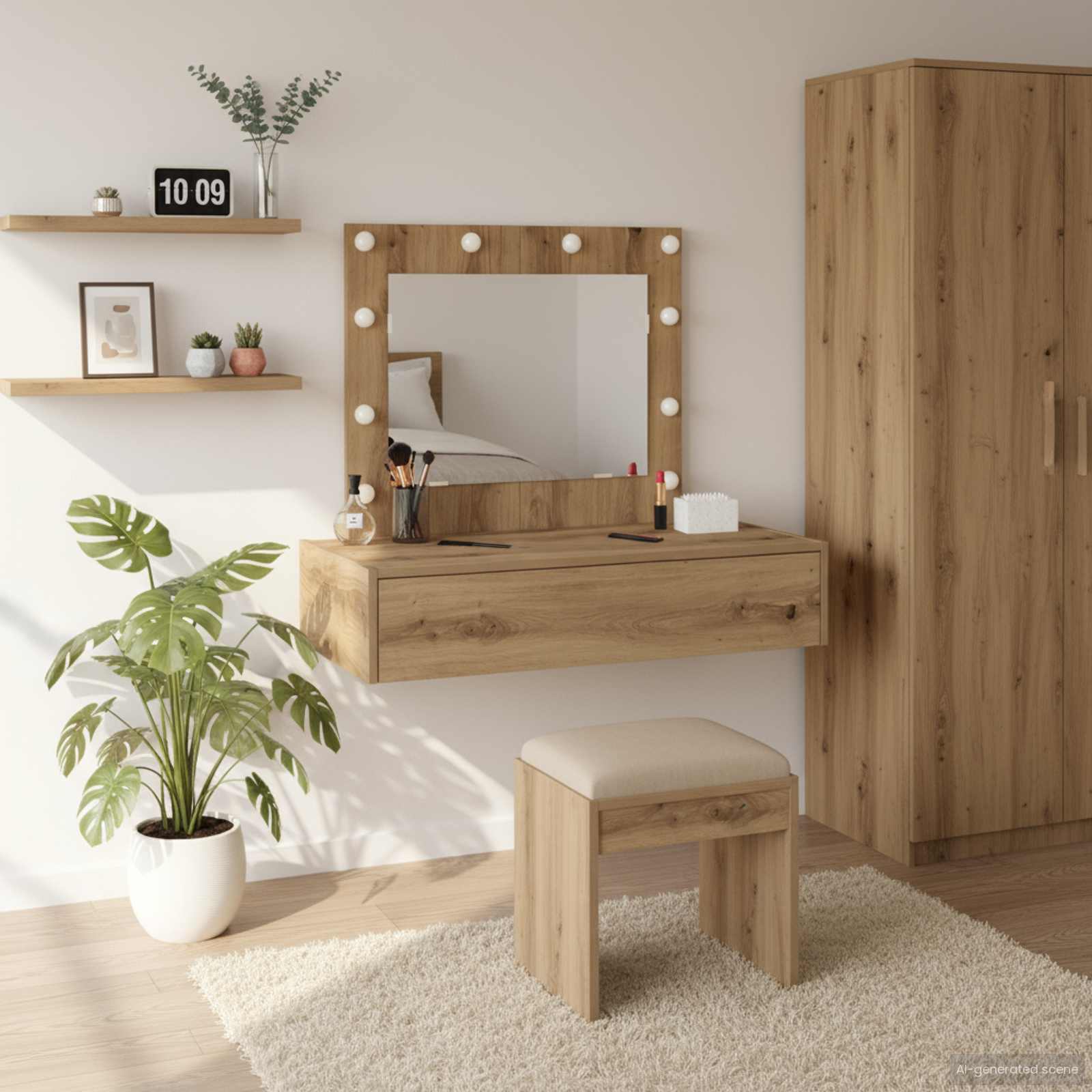 Toaletni stol Smeđa 83 x 40 x 70 cm Konstruirano drvo