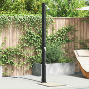 Vanjski solarni tuš Crna 217 cm PVC i aluminij