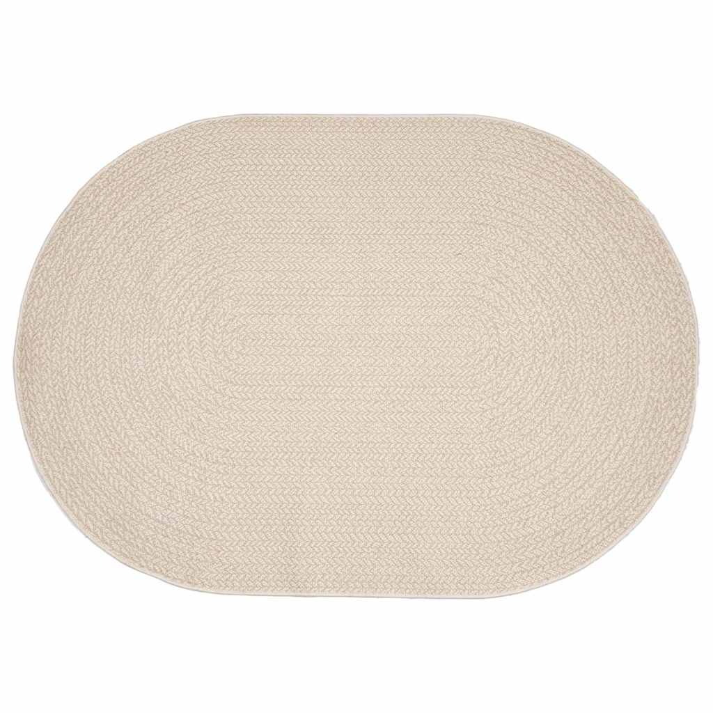 Tepih ZIZUR Krema 170 x 120 cm Polipropilen