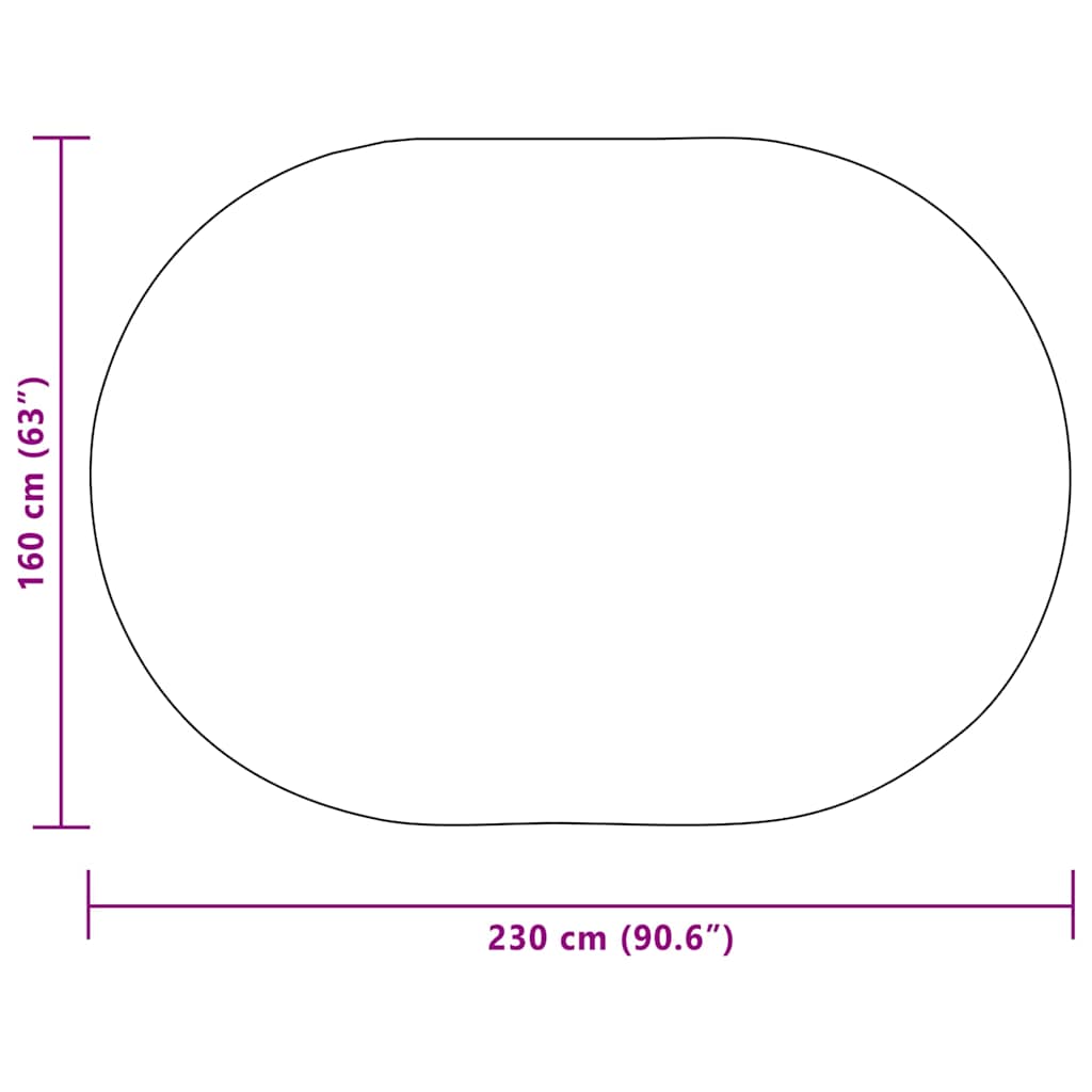 Tepih ZIZUR Krema 230 x 160 cm Polipropilen