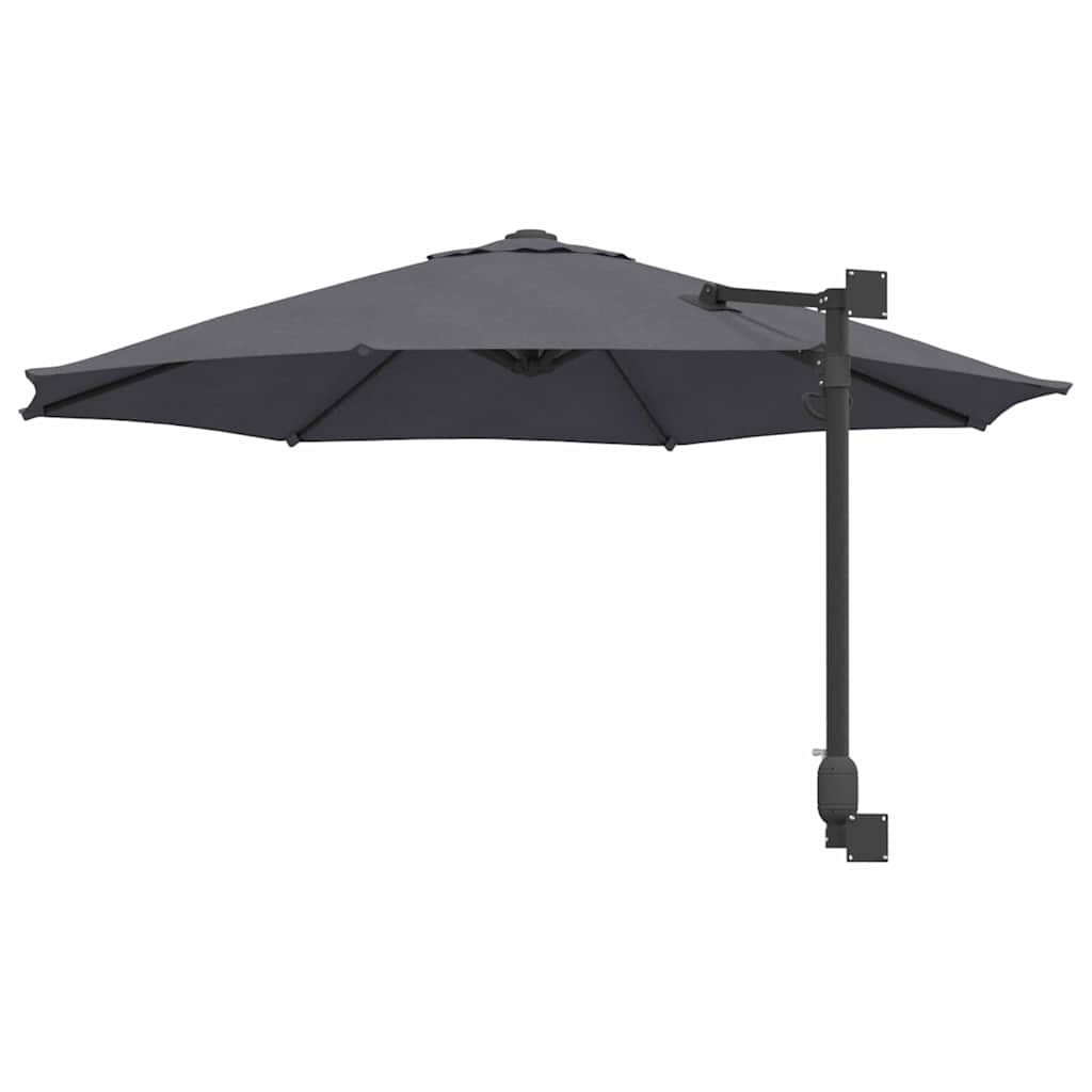 Vrtni suncobran Antracit 248 x 248 x 148 cm Poliester i čelik