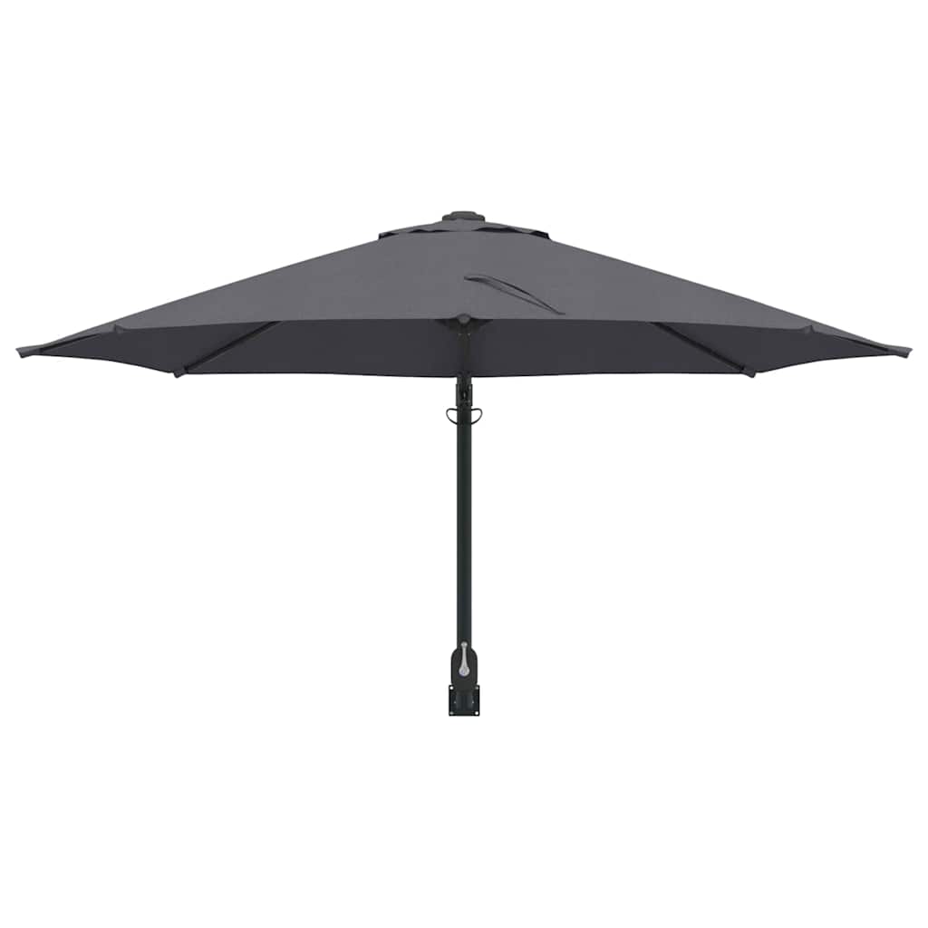 Vrtni suncobran Antracit 248 x 248 x 148 cm Poliester i čelik