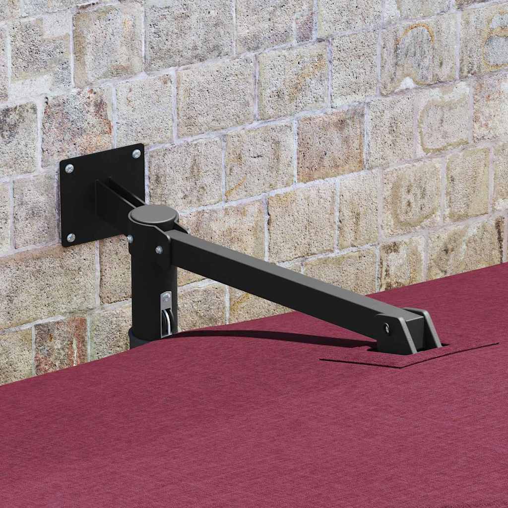 Vrtni suncobran Bordeaux Crvena 248,5 x 247,5 x 160 cm
