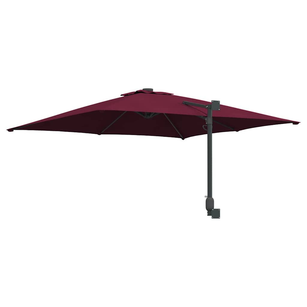 Vrtni suncobran Bordeaux Crvena 248,5 x 247,5 x 160 cm